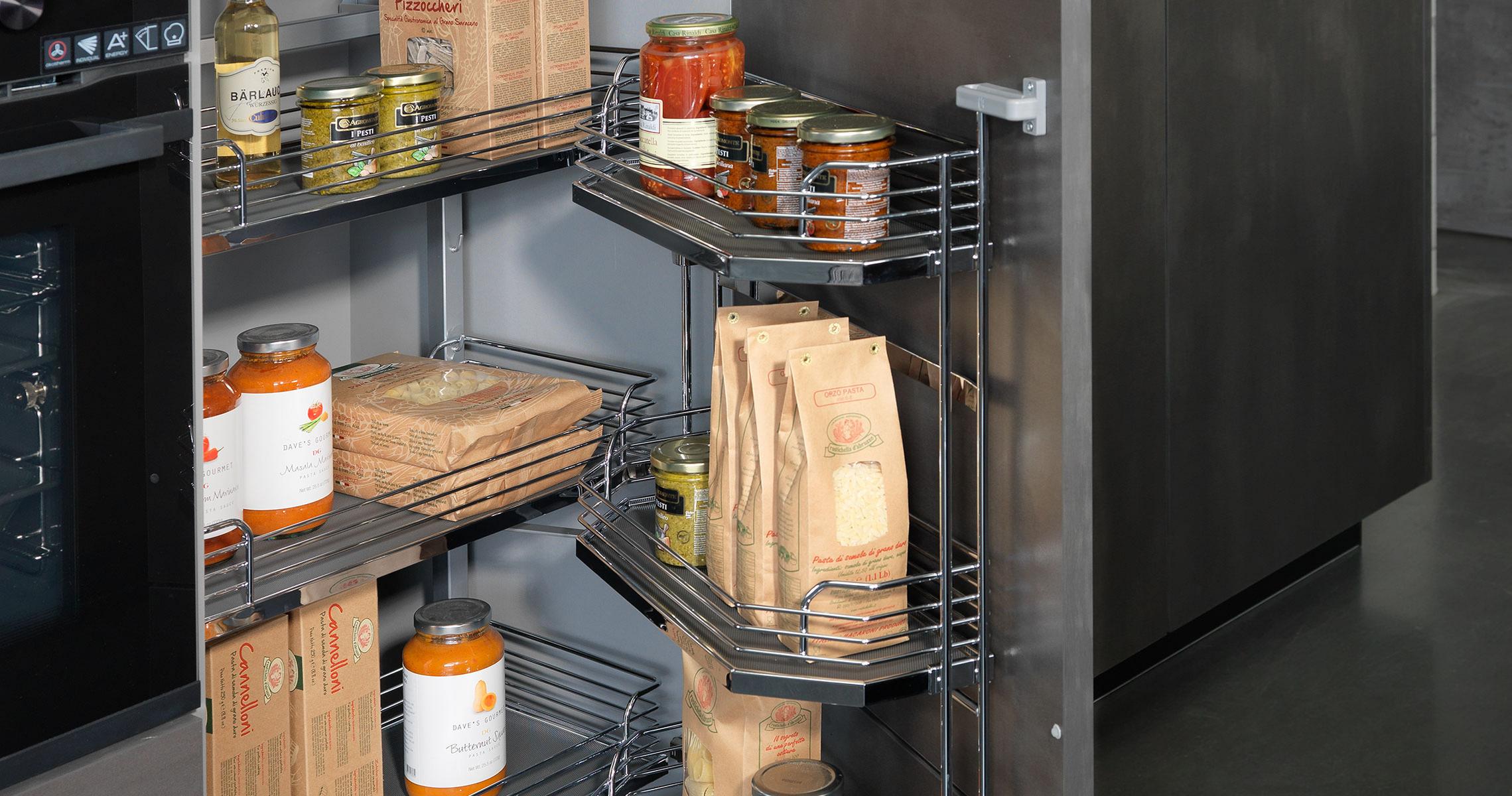 Features Rational Einbauküchen, Retrofit Pull Out Shelves For Pantry
